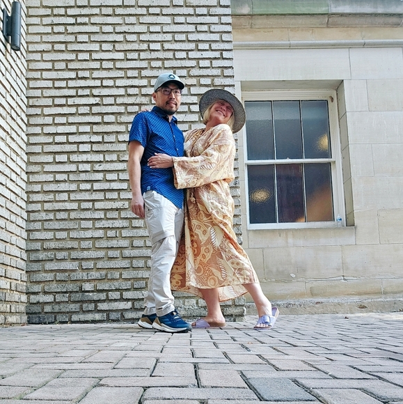 Mara Hoffman Lysa Dress In Yellow Linen Multi - Picture 7 of 7